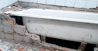 Демонтаж ванной комнаты в Морозовске - стоимость работ от 821 руб. | Сварной-Мрз